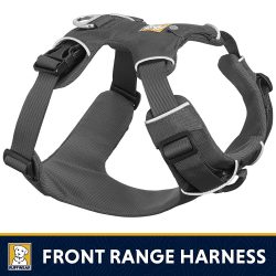 harnais Ruffwear anti-traction noir